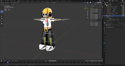 Blender 3D Character Rigging
